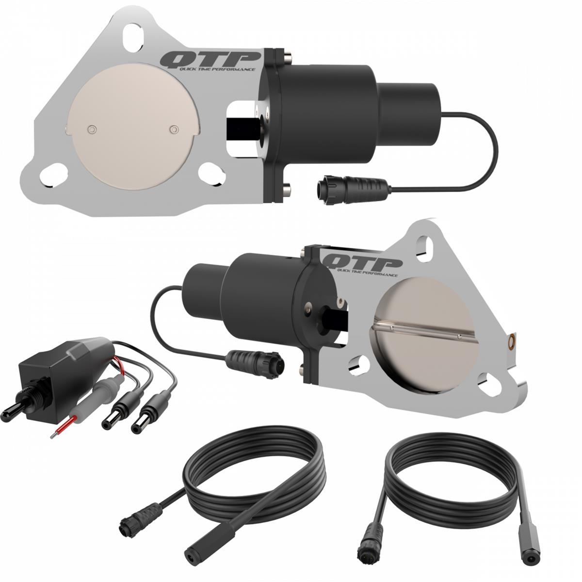 QTP Dual 3.00 Inch QTP Electric Cutout Valves - QTEC60