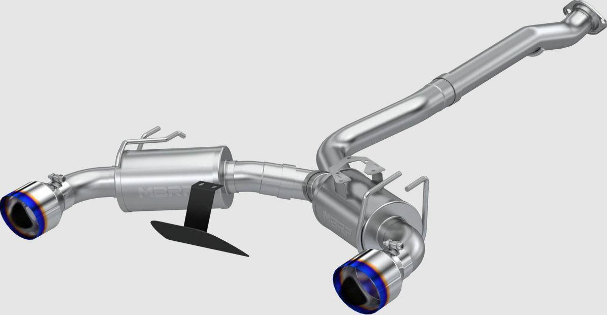 MBRP T304 3" Cat-Back Exhaust Dual Rear Exit - Street Profile (2023+ Toyota GR Corolla 1.6L) - S43023BE