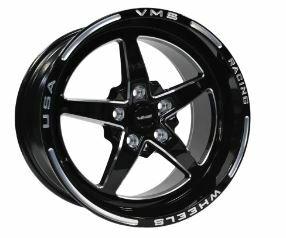 VMS Street Drag Race V-Star Wheel 17X8 5X114.3 35 Offset (5.88" BACKSPACING) - WST009