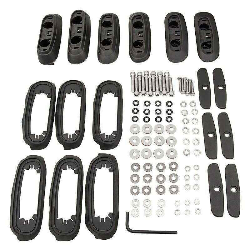Rhino-Rack 08-21 Toyota Land Crusier RCP Base Kit (200 Series) - 6 pcs - RCP17-BK