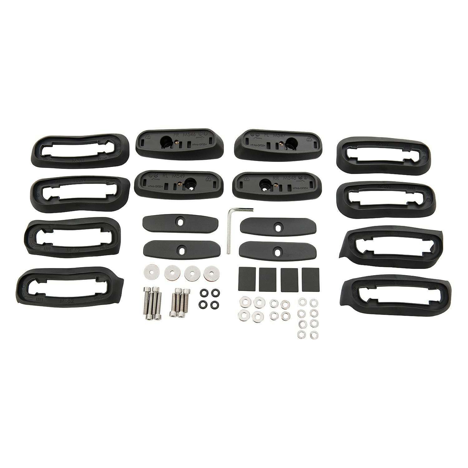 Rhino-Rack 11-20 Volkswagen Amarok RCP Base Kit - 4 pcs - RCP24-BK