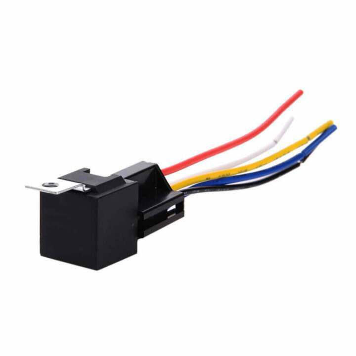 Recon 5-PIN 12-Volt 30/40A Relay w/ 5-PIN Interlocking Wire Connector - 264RELAY5