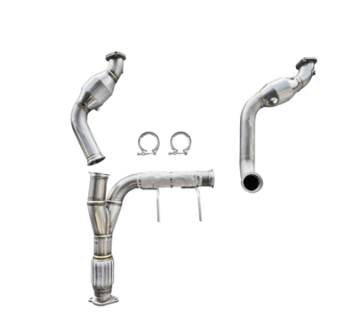 CVF Turbo-Back Exhaust System - Silver Tips (2021-2025 Bronco 2.7L) - 27BRTCBE-S