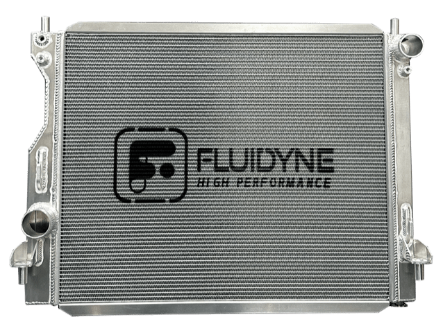 Fluidyne 3-Row Single Pass Aluminum Radiator, 5MM fin, 1.75 Inches Inlet, 2 Inches Outlet (2007-2014 Shelby GT500) - FHP30-07MU3