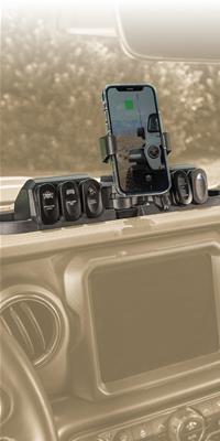 Rugged Ridge Dash Mount Pod W/ Switches;Black;Jeep - 13551.29