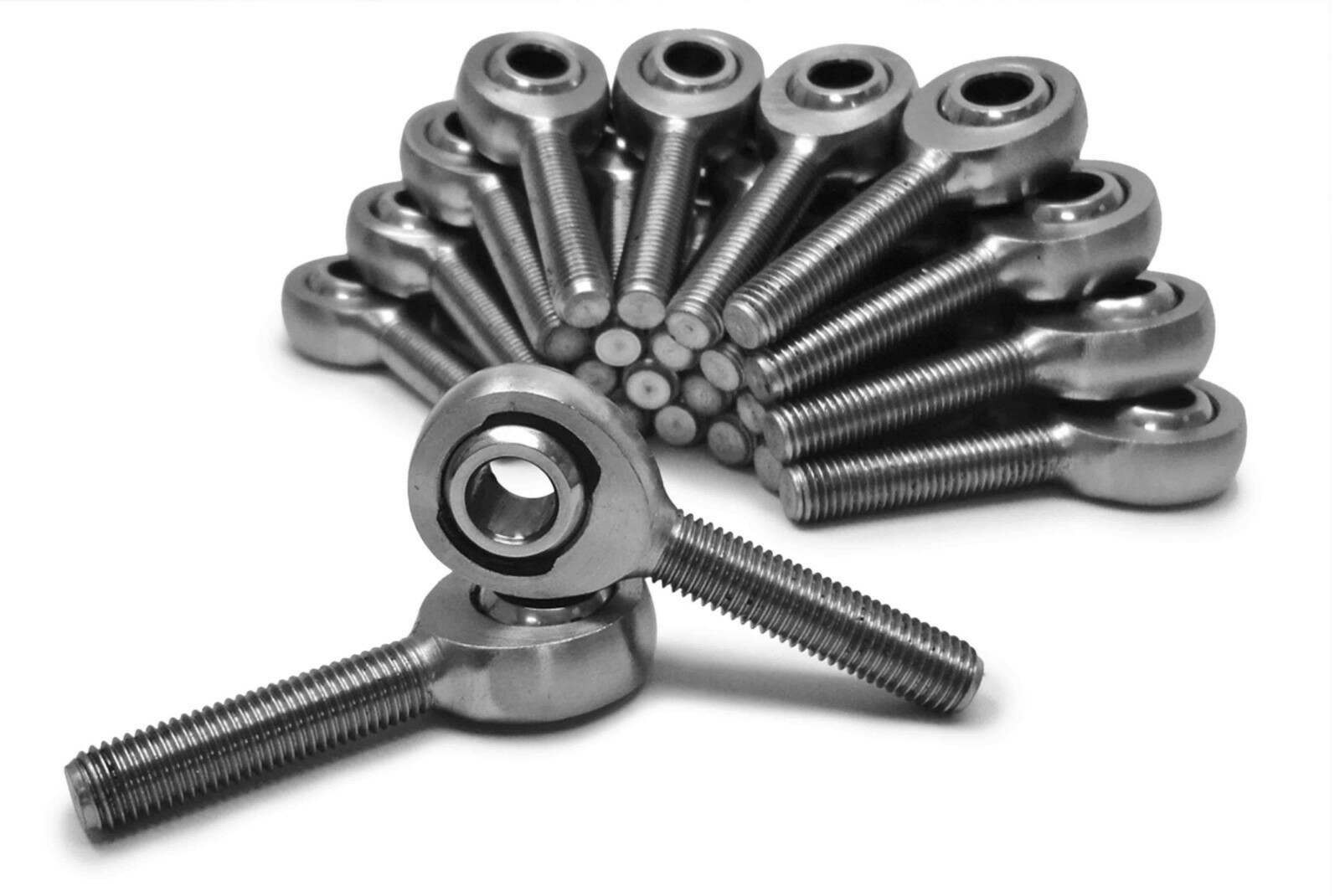Steinjager Inch Male Rod Ends 7/8-14 RH x 3/4 Chrome Moly Housing, Nylon Race 24 Pack - J0014966