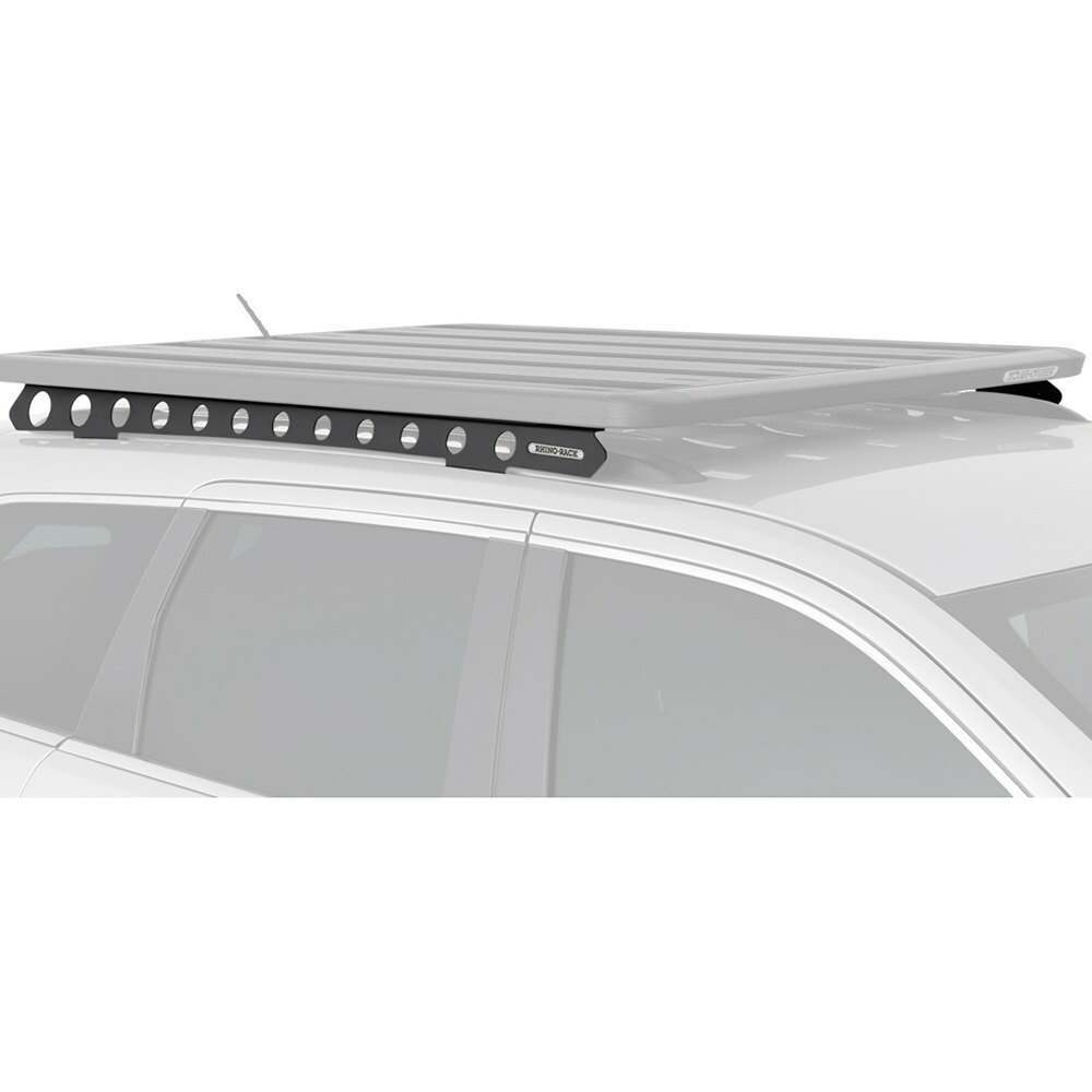 Rhino-Rack 11-21 Jeep Grand Cherokee WK2 4DR (w/ Metal Roof Rails) Backbone Mounting System - Black - RJGB1