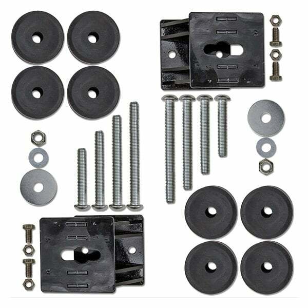 Rock Krawler 07-18 Jeep Wrangler JK/JKU Stackable Rear Bump Stops Kit - RK06106