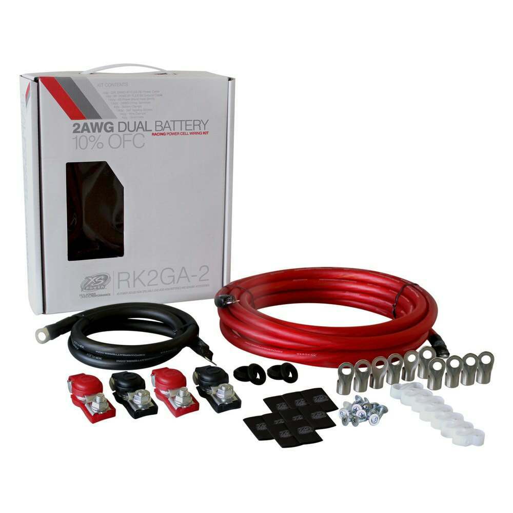 XS Power XP FLEX, 2 AWG, Dual Battery, Light-Weight Racing Cable Kit - RK2GA-2