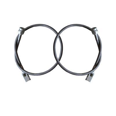Rock Krawler 97-06 Jeep Wrangler TJ Front Stainless Steel Long Travel Brake Lines - RK00054-A