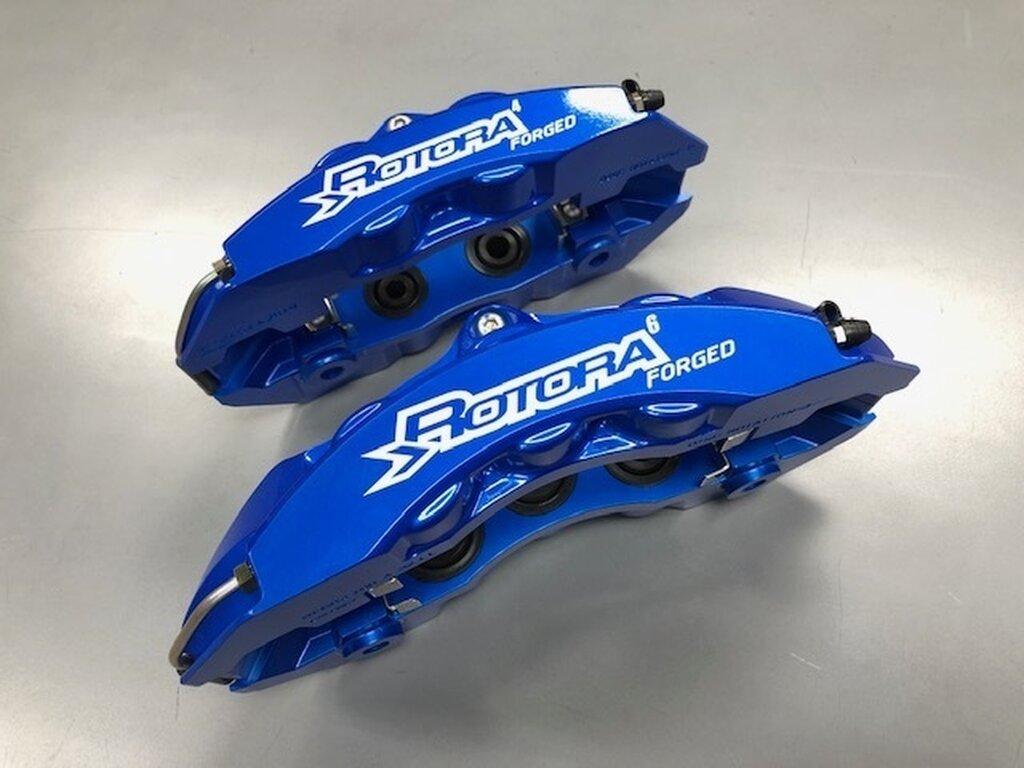 Rotora Street Challenge 6-Piston 380x32 Disc Front Big Brake Kit (2015-2022 Ford Edge, Edge ST/ 2013-2020 Fusion/Fusion Sport) - RFK.484.11