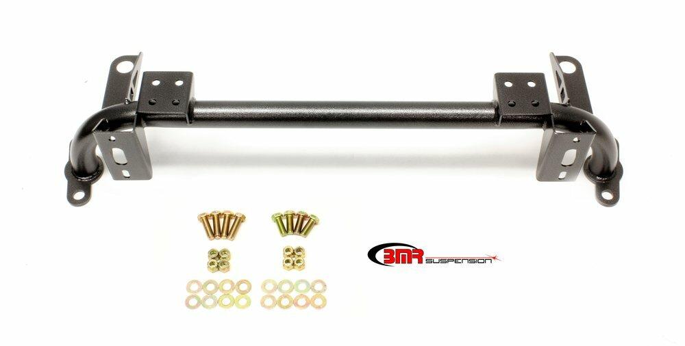 BMR Radiator Support With Sway Bar Mounts - Black Hammertone (2005-2014 Mustang)
