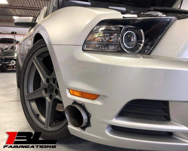 BL Fabrications Universal Exhaust Trim Ring with Premium Aluminum Construction (Direct Bolt-On)