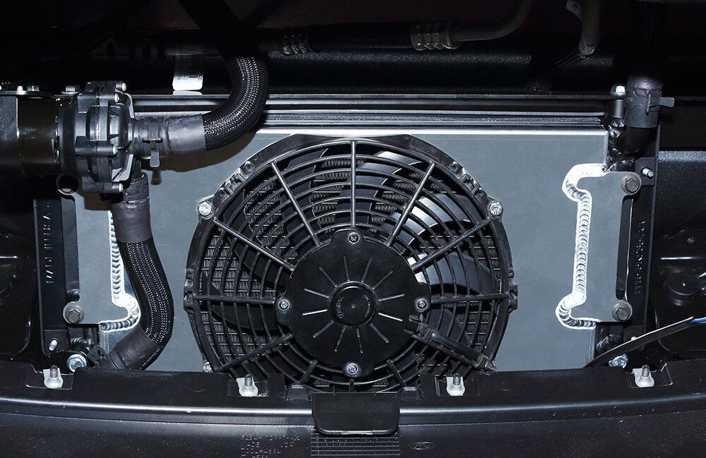 Roush 2015-2016 F150 5.0L Roushcharged Low-Temperature Radiator Fan Kit - 422048