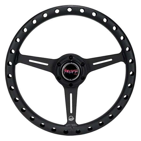 NRG All Aluminum Steering Wheel 330mm - Extra Light- Ergonomic Grip- Anadized Black - RST-072-BK