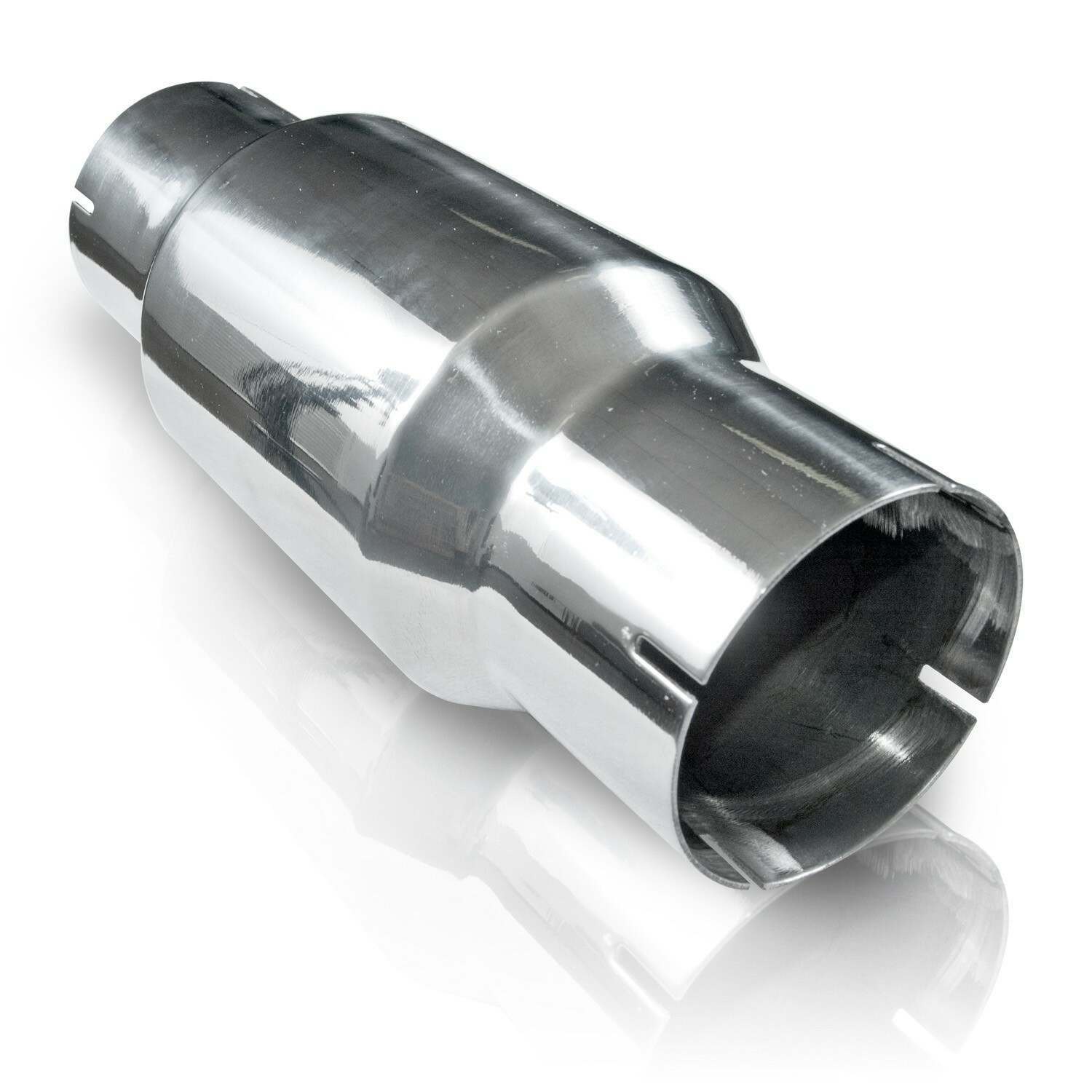 Stainless Power RTCMM 3" Inlet / 3" Outlet Catalytic Converter - Metal Matrix Hi-Flow