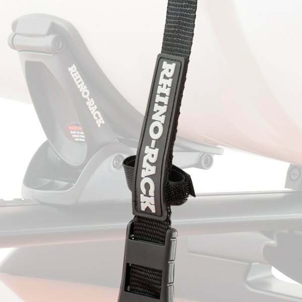 Rhino-Rack Rapid Tie Down Straps w/Buckle Protector - 3.5m/11.5ft - Pair - Black - RTD35P