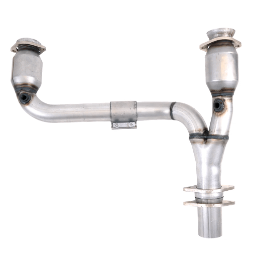 BBK 2-1/2" Y-Pipe w/ High Flow Catalytic Converters (2009-2023 Ram 1500 Hemi 5.7L) - 19501