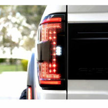 Recon OLED Tail Lights (Replaces OEM LED Style Tail Lights) - Smoked Lens (2021-2023 Ford F-150 / Raptor) - 264568BK