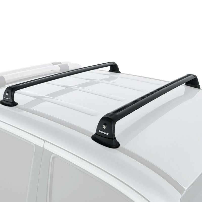 Rhino-Rack 11-20 Volkswagen Amarok 2H 4 Door Ute Dual Cab Vortex RVP 2 Bar Roof Rack - Black - RVP24