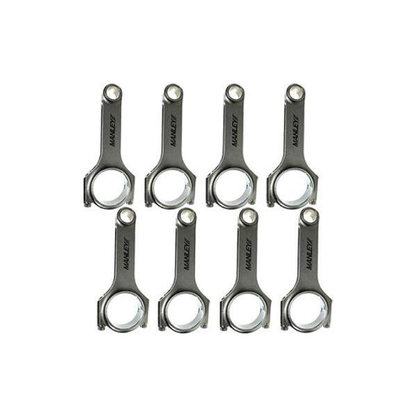 Manley 14040R-8 5.4L / 5.8L Forged "H-Beam" Connecting Rods w/22mm Pin ARP2000