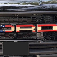 Anchor Room Front Grille Letter Overlays (2017-2020 Raptor) - Gloss Black - 17FR_FGL_