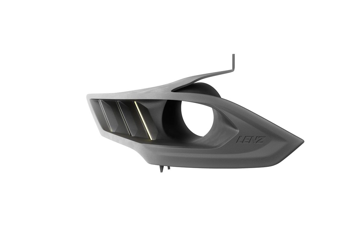 Lenz Composites V2 LED headlight intake duct
