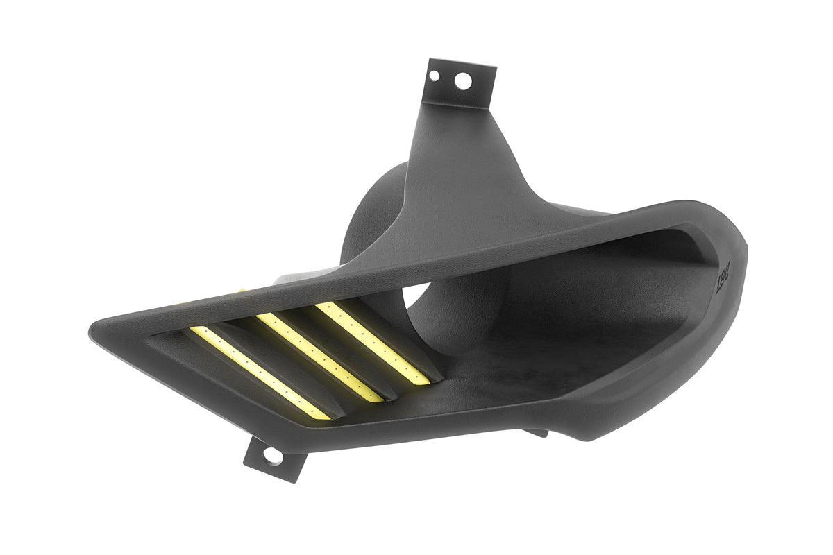 Lenz Composites V2 LED headlight intake duct
