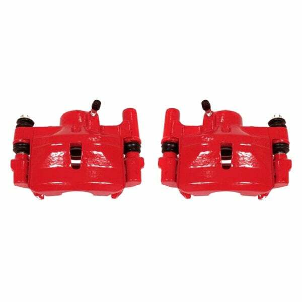 Power Stop 90-91 Lexus ES250 Rear Red Calipers w/Brackets - Pair - S1202