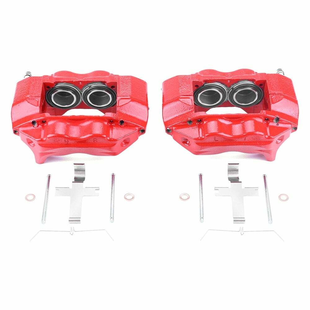 Power Stop 96-02 Toyota 4Runner Front Red Calipers w/o Brackets - Pair - S1830