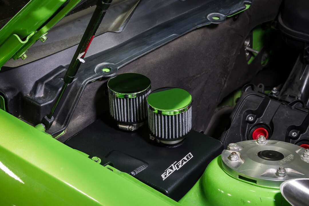 Fathouse Fabrications Race Catch Can for 05-14 Mustangs