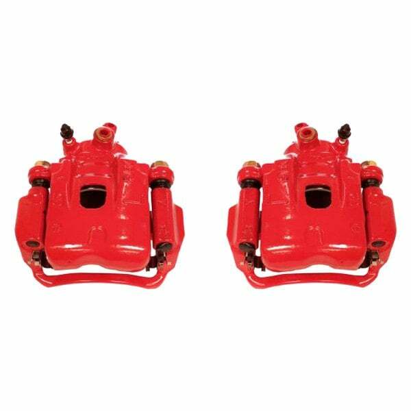 Power Stop 95-04 Toyota Tacoma Front Red Calipers w/Brackets - Pair - S2012