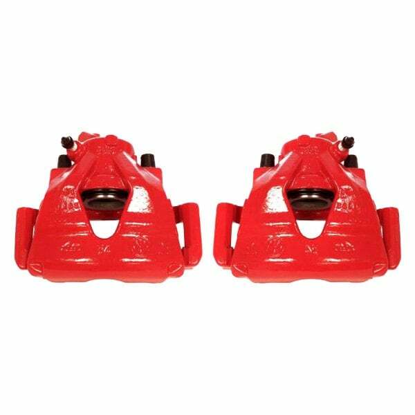 Power Stop 99-10 Volkswagen Beetle Front Red Calipers w/Brackets - Pair - S2014