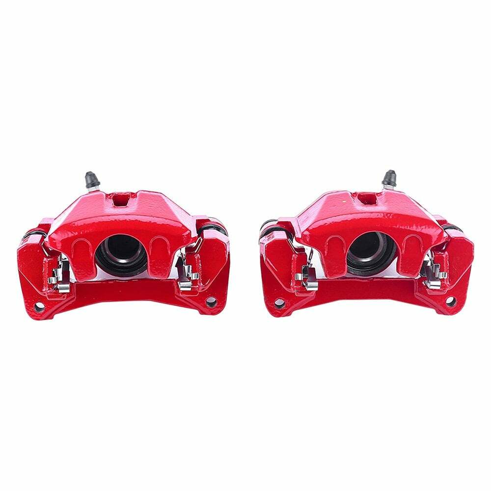 Power Stop 99-03 Lexus RX300 Rear Red Calipers w/Brackets - Pair - S2592