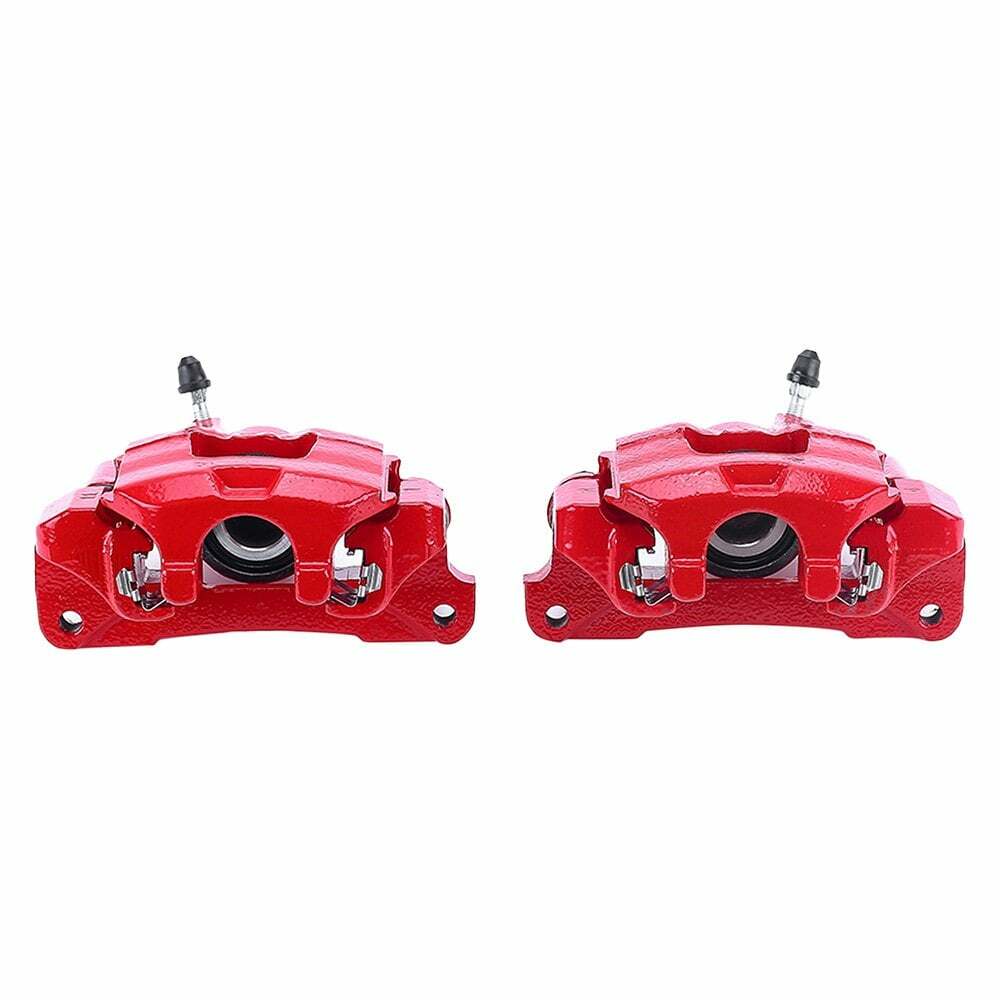 Power Stop 00-01 Lexus ES300 Rear Red Calipers w/Brackets - Pair - S2610