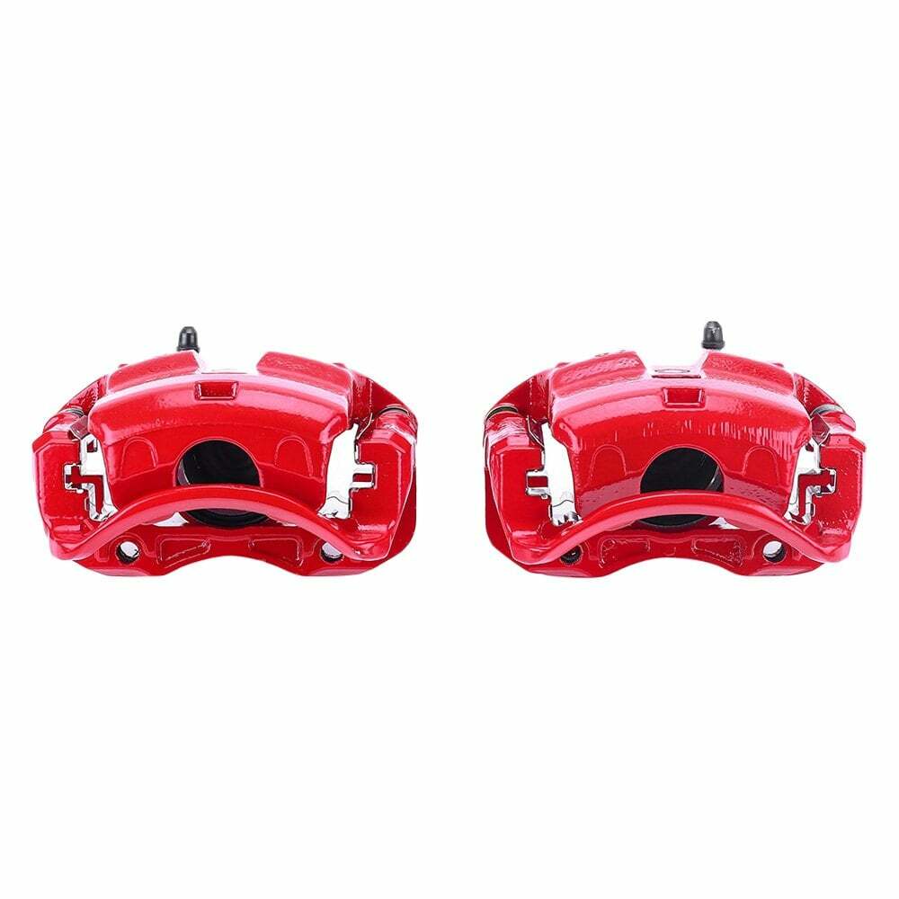 Power Stop 00-06 Nissan Sentra Front Red Calipers w/Brackets - Pair - S2618