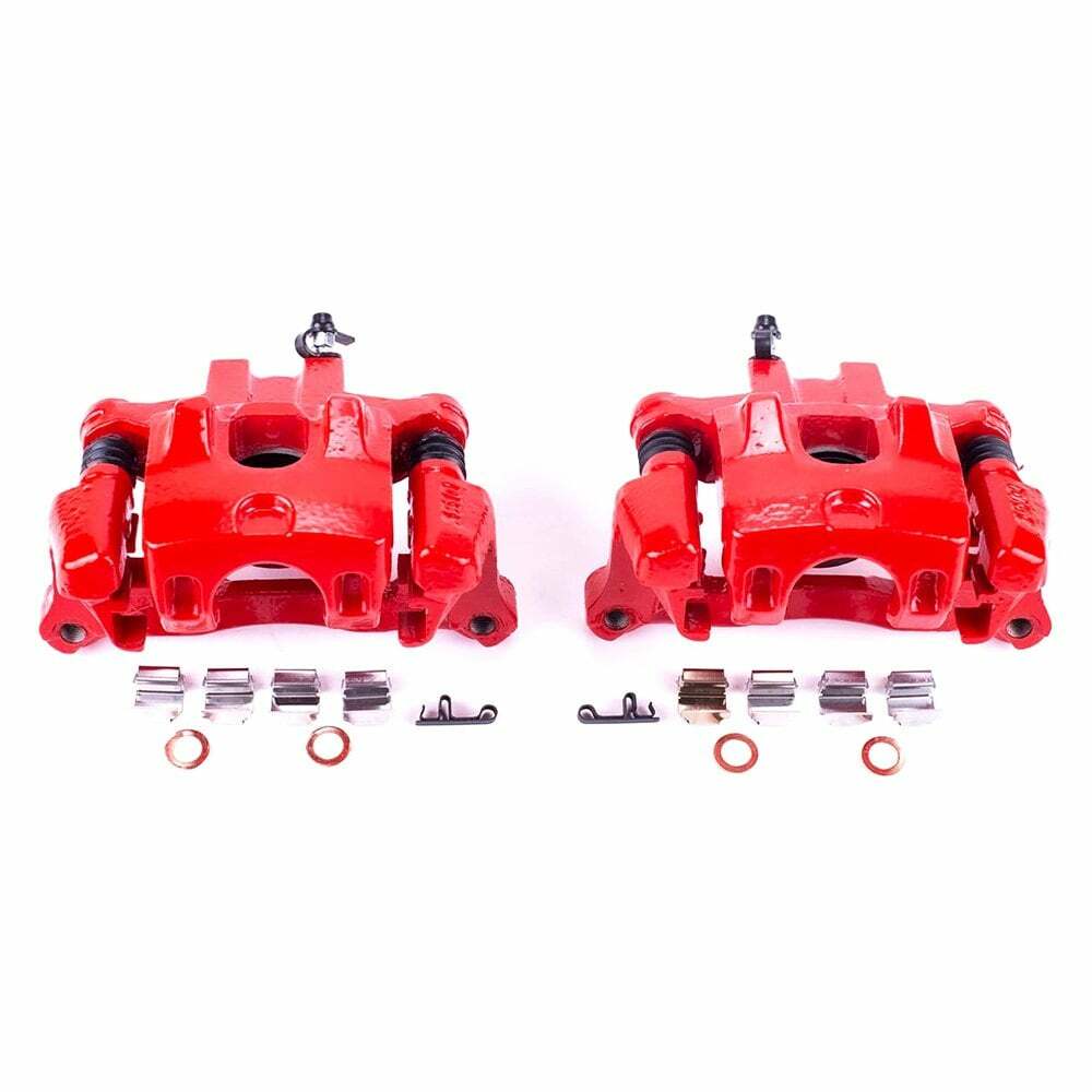Power Stop 2000 Toyota Camry Rear Red Calipers w/Brackets - Pair - S2620