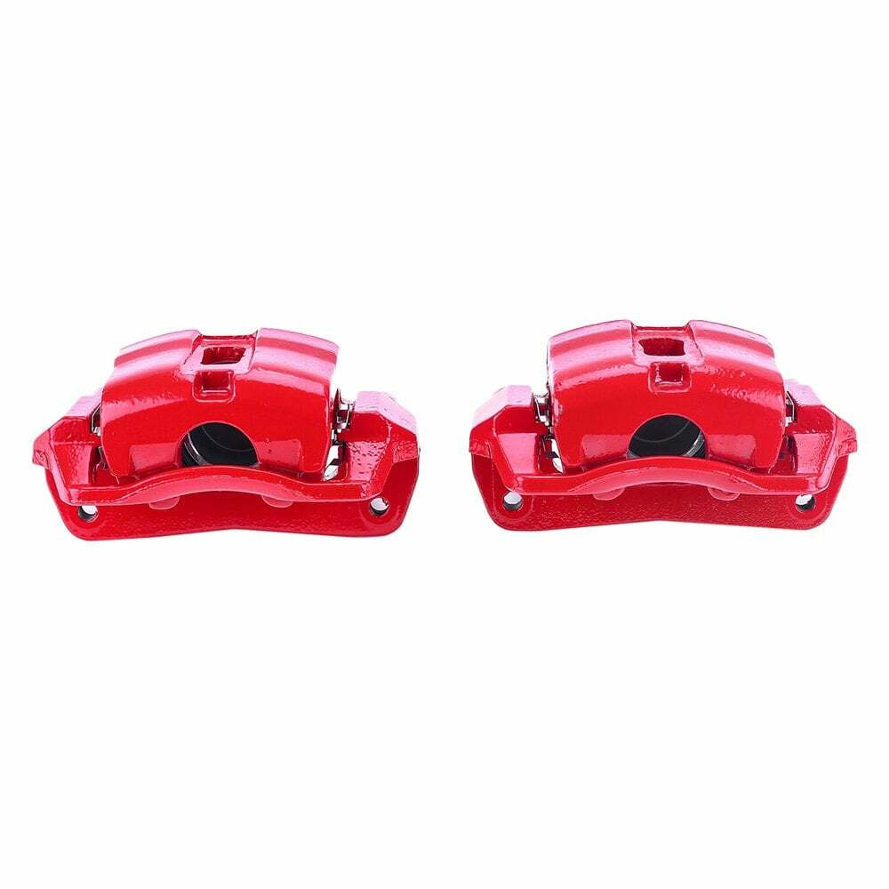 Power Stop 98-02 Mazda 626 Front Red Calipers w/Brackets - Pair - S2622