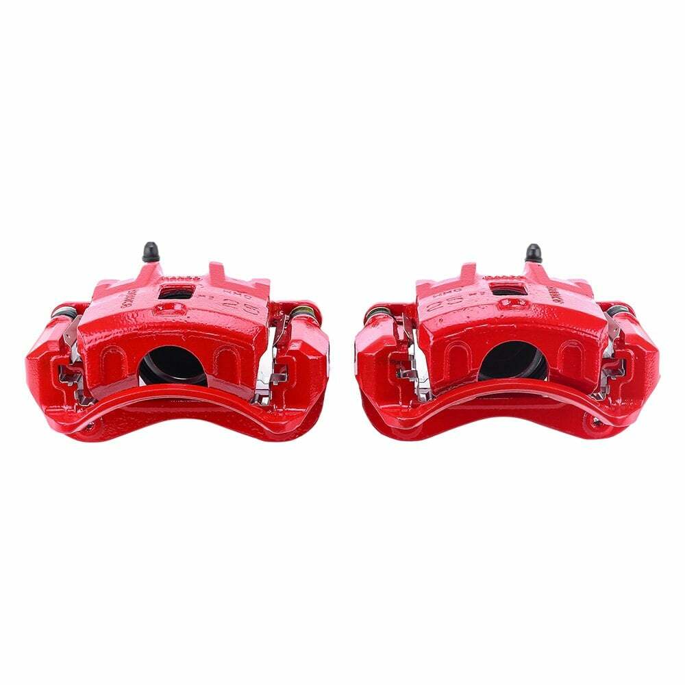 Power Stop 99-04 Hyundai Sonata Front Red Calipers w/Brackets - Pair - S2648