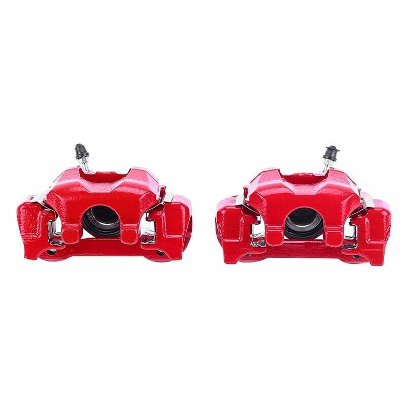 Power Stop 01-03 Toyota Highlander Rear Red Calipers w/Brackets - Pair - S2684A