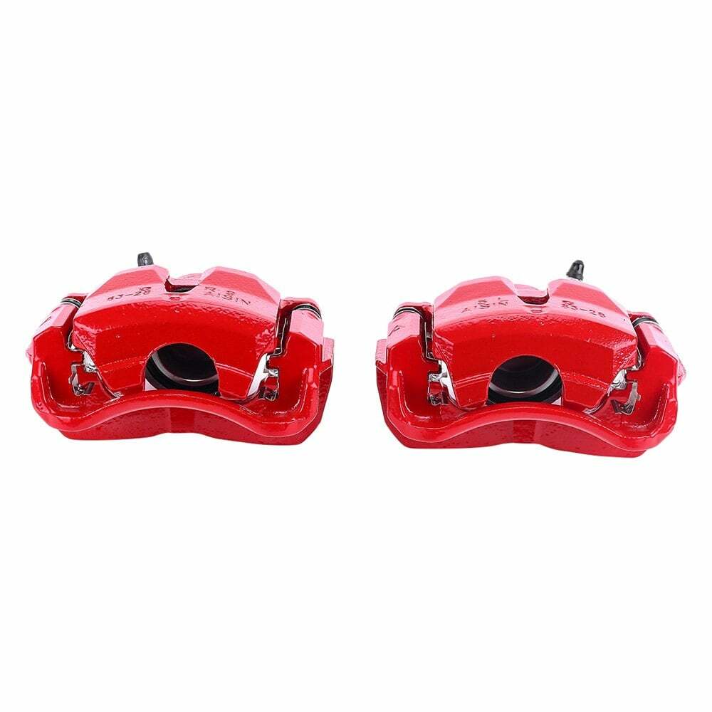 Power Stop 02-06 Toyota Camry Front Red Calipers w/Brackets - Pair - S2702