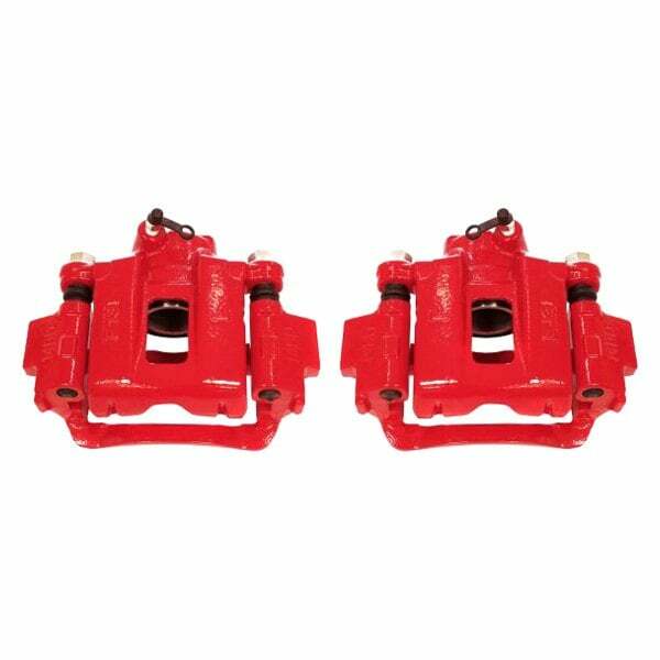 Power Stop 03-09 Toyota 4Runner Rear Red Calipers w/Brackets - Pair - S2726