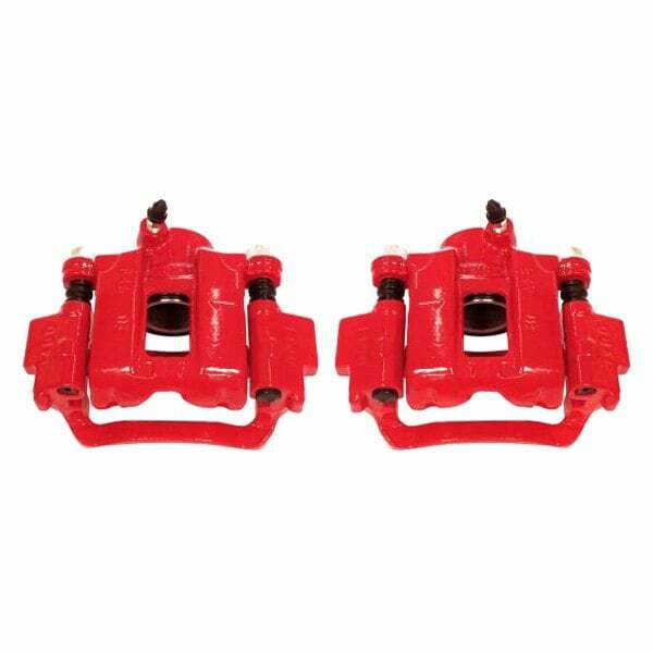 Power Stop 10-18 Lexus GX460 Rear Red Calipers w/Brackets - Pair - S2736