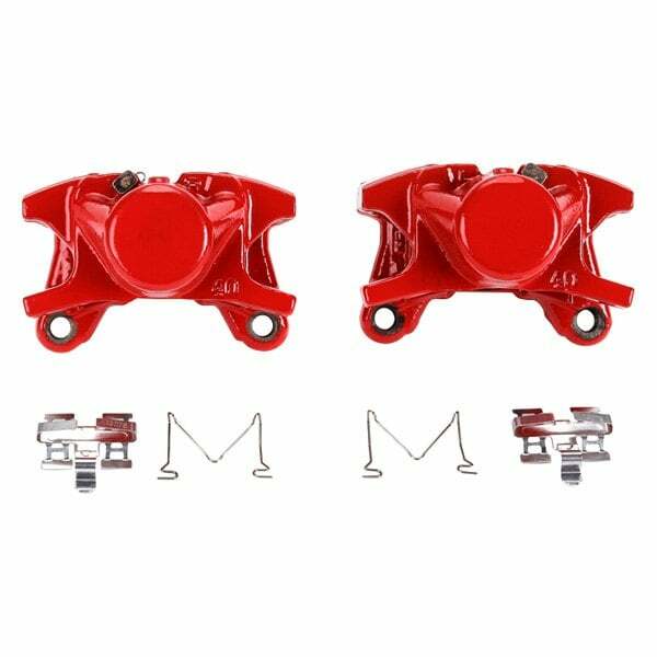 Power Stop 01-05 Lexus IS300 Rear Red Calipers w/o Brackets - Pair - S2838