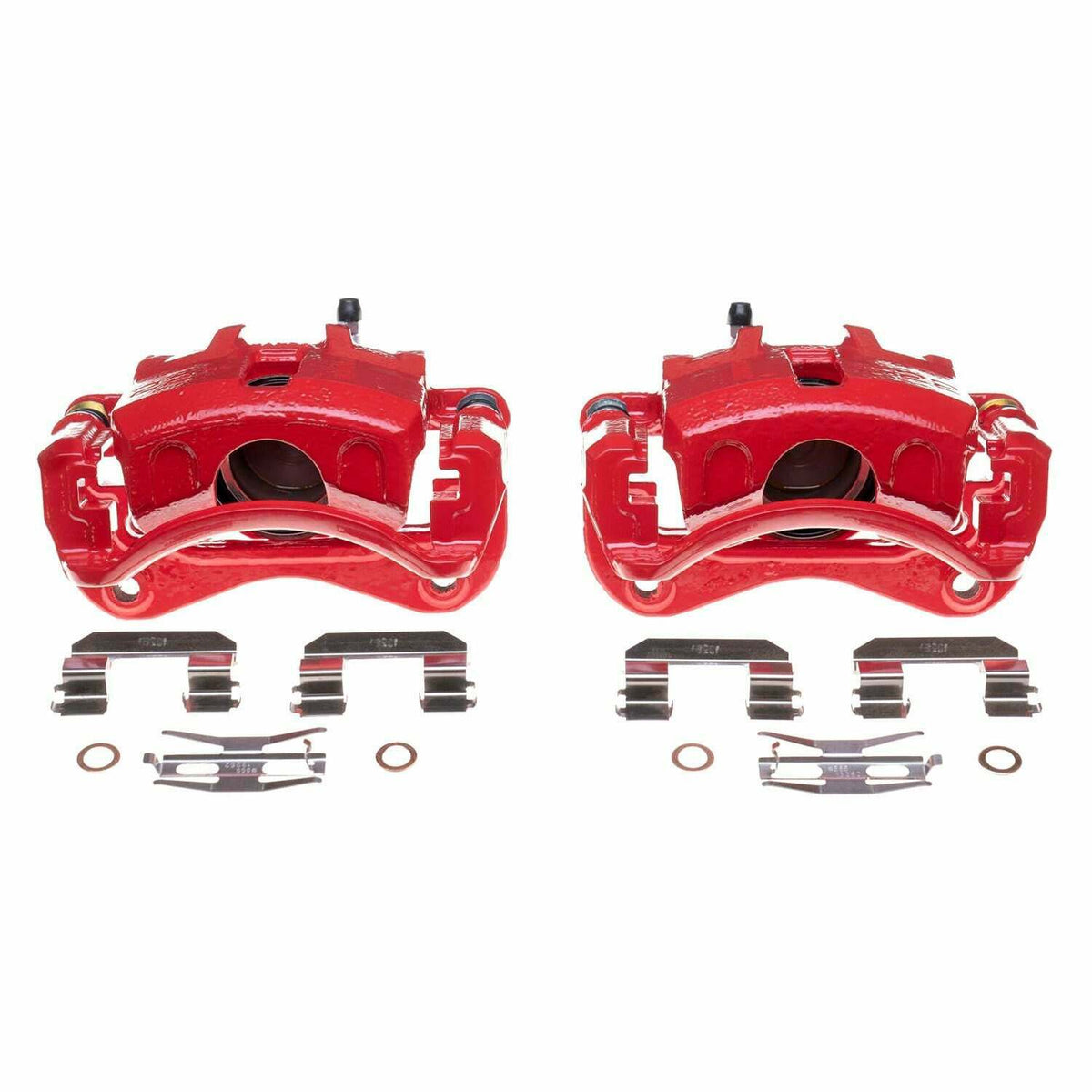 Power Stop 03-05 Hyundai Elantra Front Red Calipers - Pair - S2848