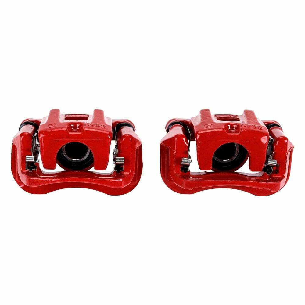 Power Stop 04-07 Toyota Highlander Rear Red Calipers w/Brackets - Pair - S2904