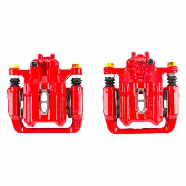Power Stop 07-11 Honda CR-V Rear Red Calipers w/Brackets - Pair - S2910A