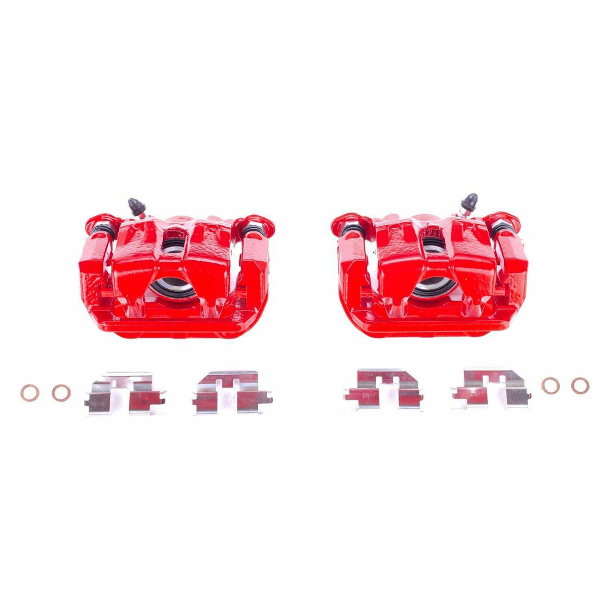 Power Stop 06-14 Honda Ridgeline Rear Red Calipers - Pair - S2928A