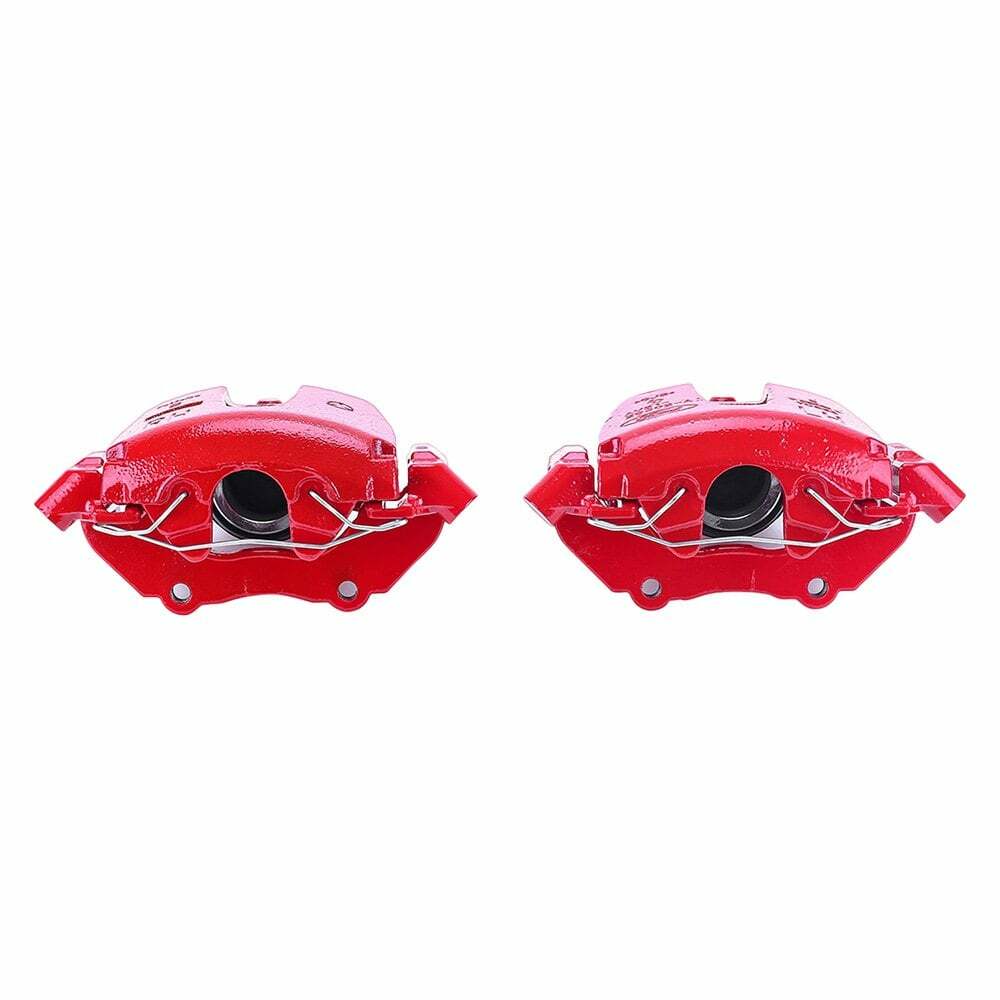 Power Stop 2004 Mazda 3 Front Red Calipers w/Brackets - Pair - S2942A