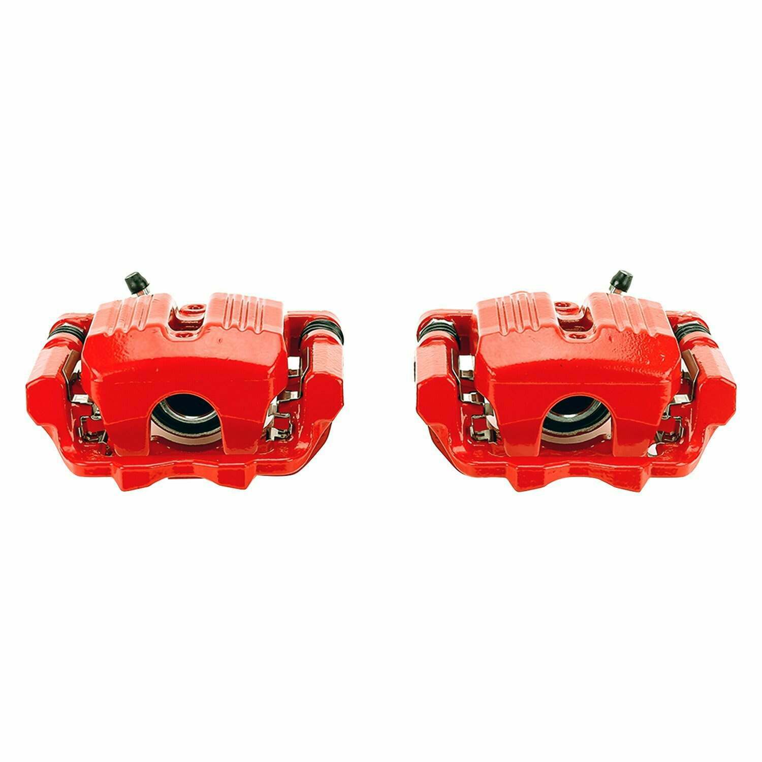 Power Stop 05-12 Acura RL Rear Red Calipers w/Brackets - Pair - S3190